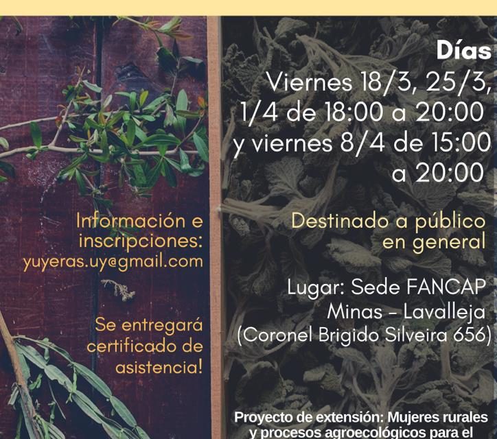 Convocatoria al curso teórico-vivencial “Yuyeras: Ecofeminismos, agroecología y plantas medicinales”