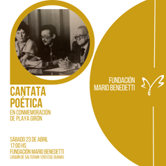 Cantata Poética en la Fundación Mario Benedetti