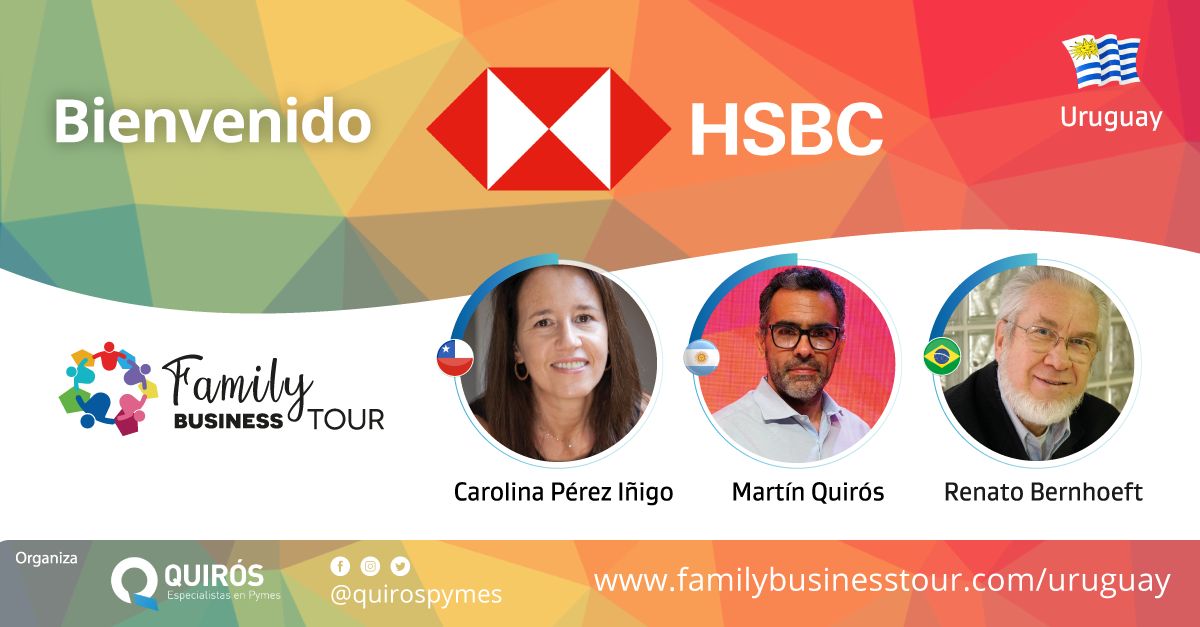 Banco HSBC va a ser parte del LATAM Family Business Tour en Uruguay