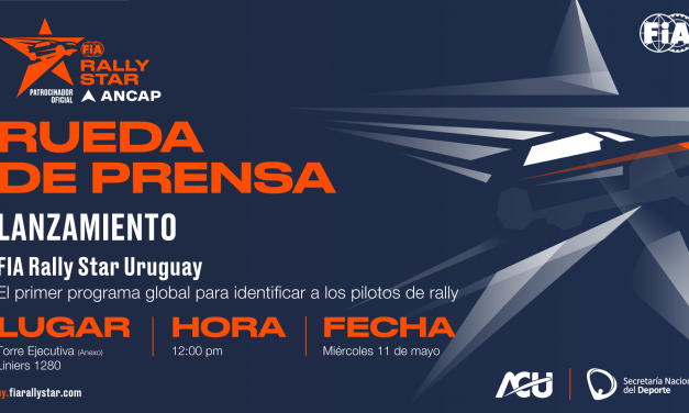 Primer programa global para identificar pilotos de rally en Uruguay