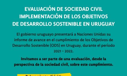 ONGs completan Evaluación sobre implementación de los Objetivos de Desarrollo Sostenible en Uruguay