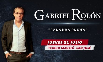 Gabriel Rolón en San José con “Palabra Plena”