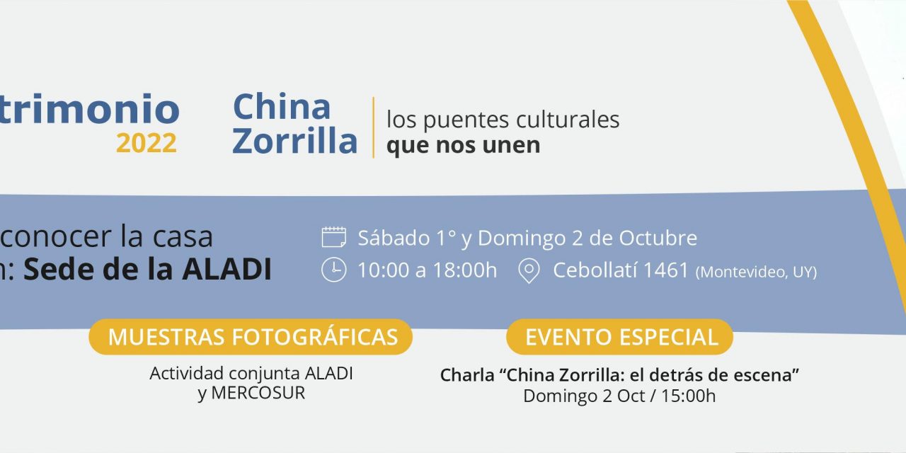 Día del Patrimonio ALADI: charla China Zorrilla: el detrás de escena”