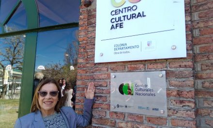 Equipo de la Diputación FA Colonia acompañó nominación del Centro Cultural AFE como Centro Cultural Nacional