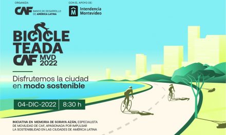 CAF organiza una bicicleteada en Montevideo para disfrutar la ciudad de forma sostenible