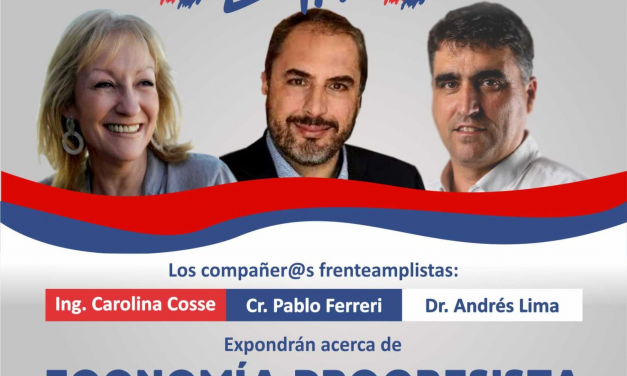 Charla de Carolina Cosse, Pablo Ferreri y Andrés Lima: ¿Cuál es el tema?