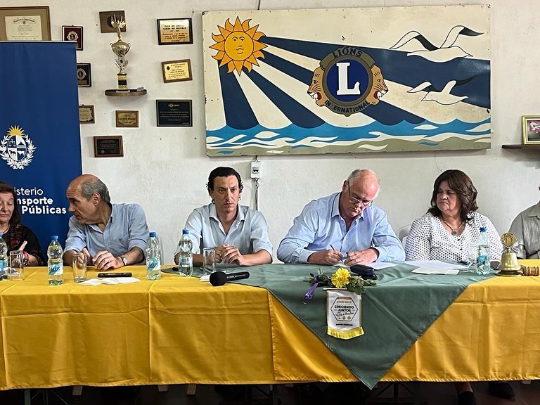 Convenio entre MTOP e INAU para mejora de sede del Club de Leones Lomas de Solymar