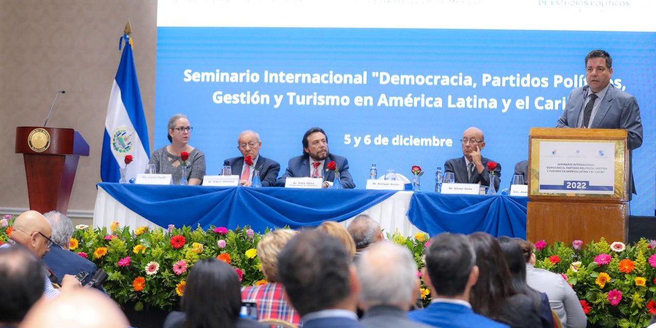 Seminario Internacional en El Salvador “Democracia, Partidos Políticos, Gestión y Turismo en América Latina y el Caribe” con participación uruguaya