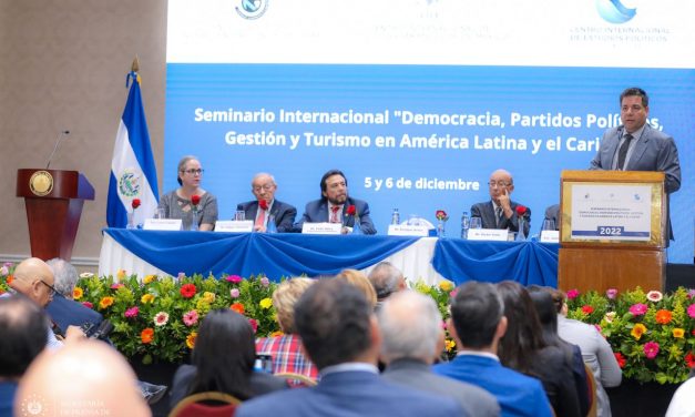 Seminario Internacional en El Salvador “Democracia, Partidos Políticos, Gestión y Turismo en América Latina y el Caribe” con participación uruguaya