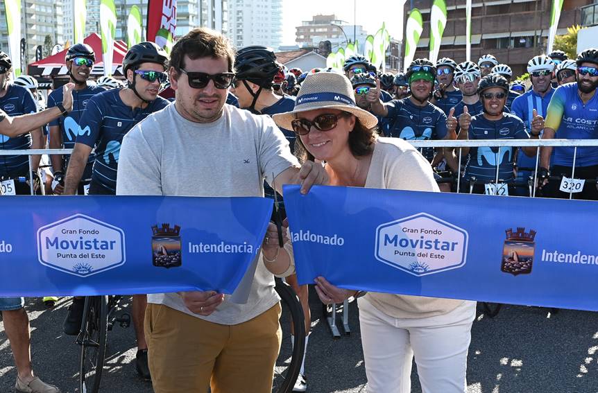 Gran Fondo Movistar reunió a más de 1.200 ciclistas en Punta del Este