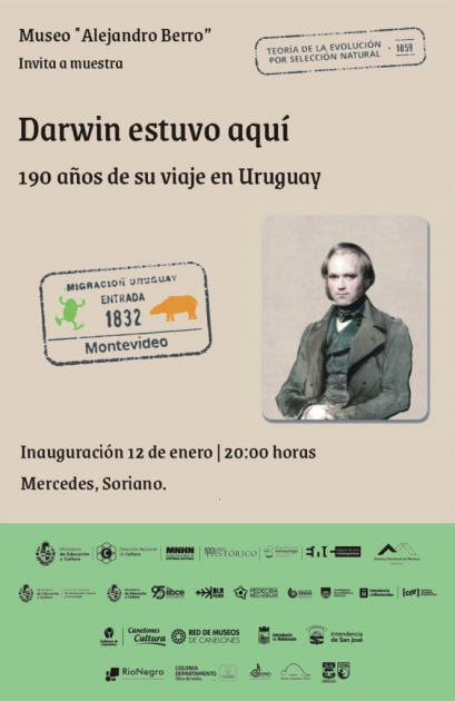 Muestra «Darwin estuvo aquí» llega a Mercedes, Soriano