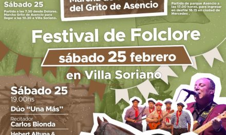 Marcha de Caballería y Festival de Folclore en Villa Soriano