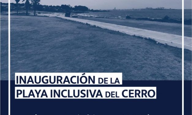 Intendenta Cosse en inauguración de la primera playa y paseo inclusivo del oeste de Montevideo