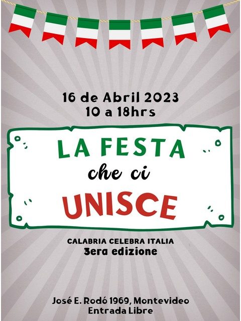 Tercera edición de “La festa che ci unisce. Calabria celebra Italia”