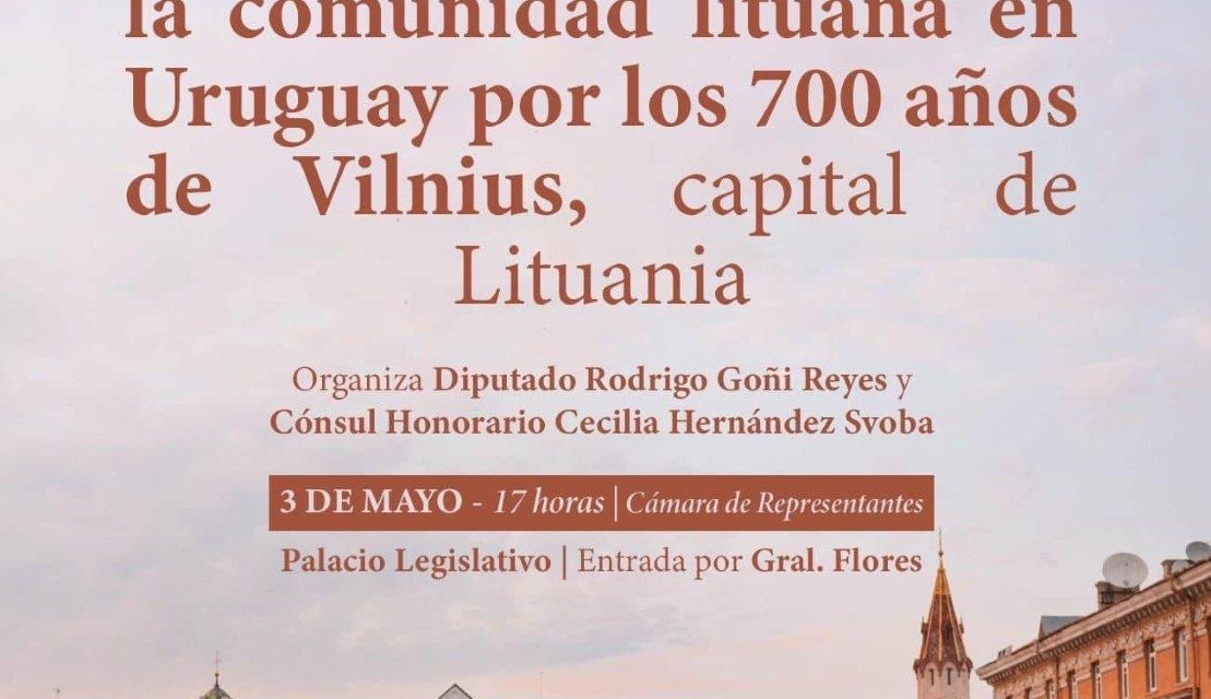 Homenaje a la comunidad lituana en Uruguay: ¿cuándo y dónde será?