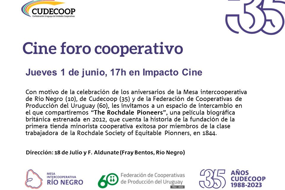 Cine Foro Cooperativo en Río Negro