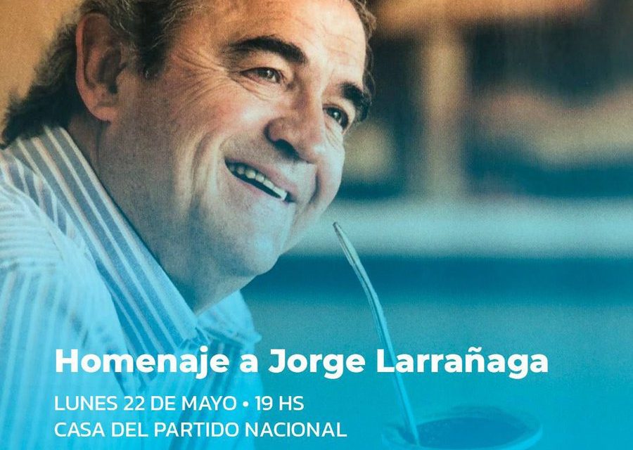 Homenaje a Jorge Larrañaga a 2 años de su desaparición física