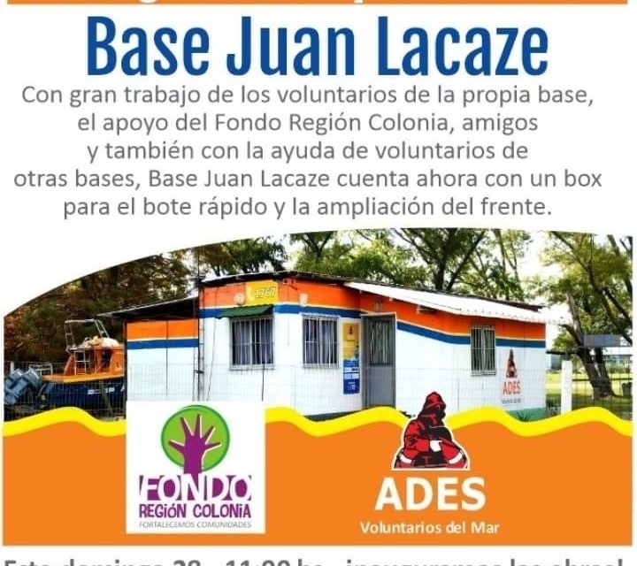 ADES Juan Lacaze inaugura obras en su base