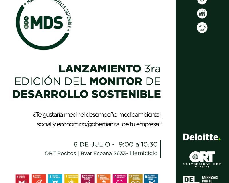 DERES: Lanzamiento de la 3ra. edición del Monitor de Desarrollo Sostenible