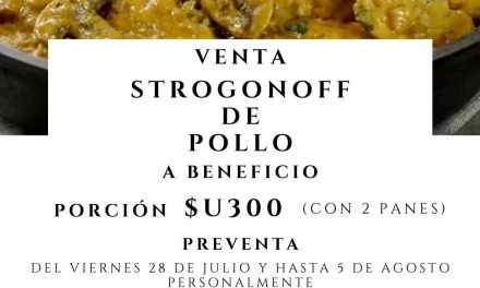 Venta Strogonoff de Pollo a Beneficio