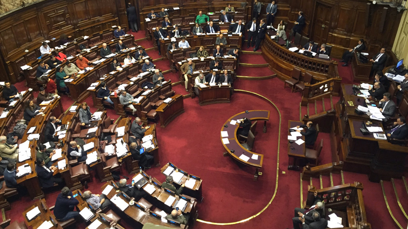 Ceremonia de clausura del Parlamento Juvenil del Mercosur Uruguay 2023