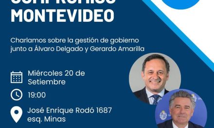 Charla sobre gestión de gobierno con Álvaro Delgado y Gerardo Amarilla