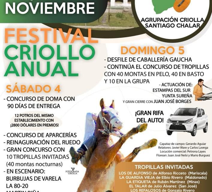 Festival Criollo con Rifa de un auto