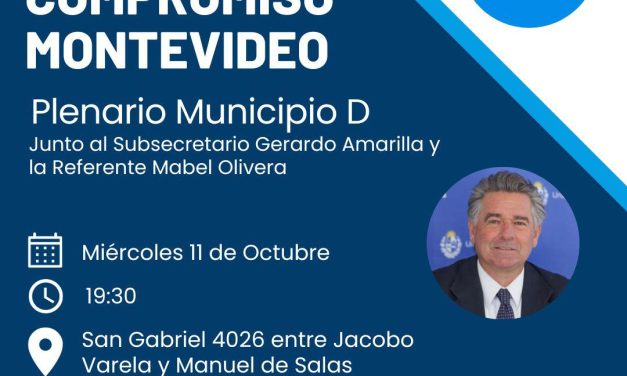 Actividad barrial de la Lista 151 en Montevideo con presencia de Gerardo Amarilla