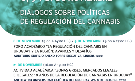 Fechas para los «Diálogos sobre Políticas de Regulación del Cannabis»