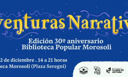 Festival Aventuras Narrativas va por su segunda edición y lo hace en la Seregni celebrando los 30 años de la Morosoli