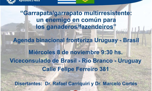 Agenda fronteriza Uruguay – Brasil analiza problemática de la garrapata para los ganaderos