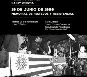 Muestra fotográfica “19 de junio de 1986: memorias de festejos y resistencias” en la Facultad de Psicología