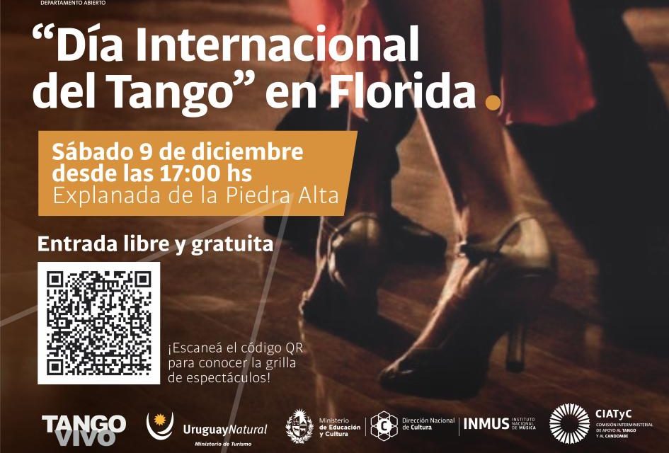 Día Internacional del Tango en Florida con Entrada libre y Gratuita