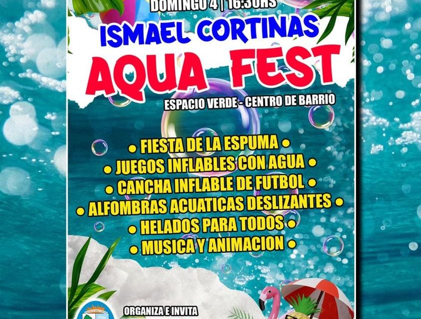 “Ismael Cortinas Aqua Fest”: ¿de qué se trata?