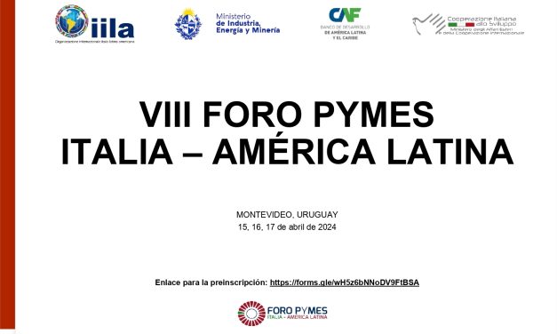 Lanzamiento de la octava edición del Foro Pymes Italia-América Latina