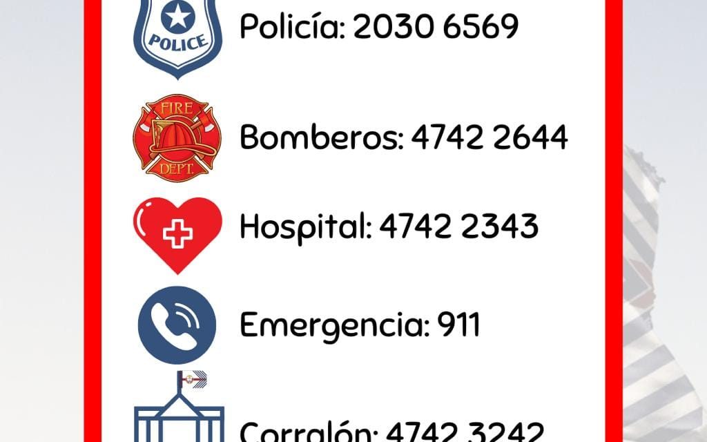Municipio de Guichón: Números telefónicos a tener en cuenta en caso de Emergencias