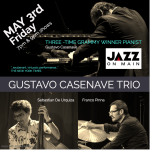 Concierto de Gustavo Casenave trío el viernes 3 de Mayo
