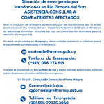 MREE: Asistencia a uruguayos afectados por inundaciones en Rio Grande do Sul